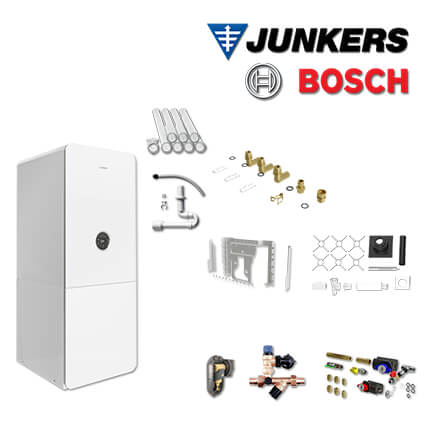 Junkers Bosch GC5300i WM 17/100S, GC-S5334, bauseitig, Abgas Schacht, L/LL