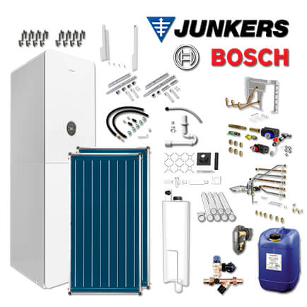 Junkers Bosch GC5300i WM 24/210 SO, GC-P5302, 2xFCC, Abgas Schacht, L/LL
