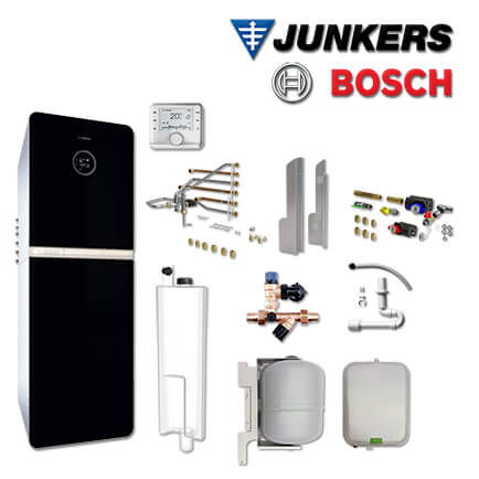 Junkers Bosch GCWM19 mit GC9000iWM 20/210 SB Gas-Brennwerttherme, CW 400, 1 HK