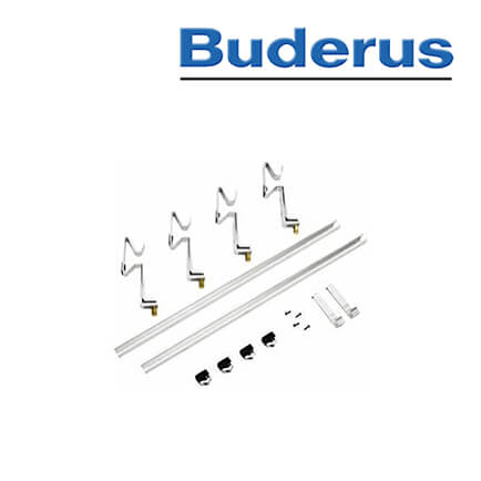 Buderus Grundset Wellplatten/Blechdach für SKT1.0-s / SKN4.0-s, Aufdach
