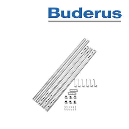 Buderus Erweiterungs-Set für 3 SKR10 CPC, Pfannen/Ziegel/Biber, Aufdach