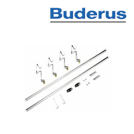 Buderus Erweiterungsset mit Sparrenanker-Set für SKT1.0-w, Aufdach