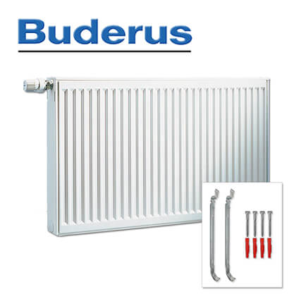 Buderus Hygiene-Heizkörper VC-Profil Typ 10 300×400 mm (H x L), Linksausführung