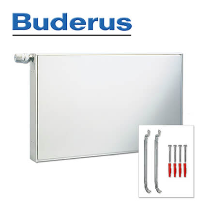 Buderus Hygiene-Heizkörper VC-Plan Typ 10 300×1600 mm (H x L), Linksausführung