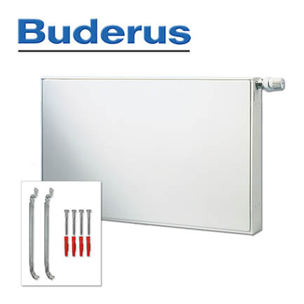 Buderus Hygieneheizkörper Mittelanschluss VCM-Plan Typ 10 500×500 mm (H x L)