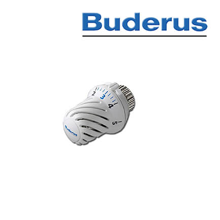 Buderus Logafix Thermostatkopf BH-F mit Fernfühler und Nullstellung