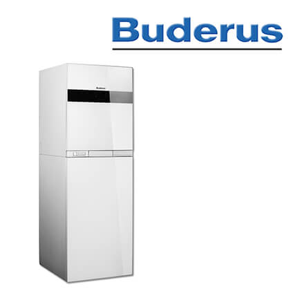Buderus GB192-15iT 100S, 15kW, Logamax plus GB192iT Gastherme, weiß, Erdgas