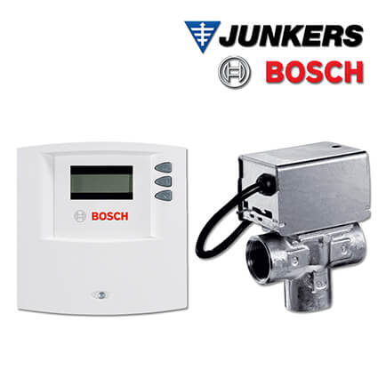 Junkers Bosch B-sol 050 R Temperaturdifferenz-Regler mit Umschaltventil VS-SU