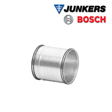 Junkers Bosch Schiebenippel DN100, DM-S 100, 150mm, Stahlblech, Vent 4000 CC