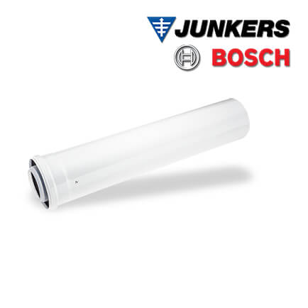 Junkers Bosch FC-C80-500 Luft-/Abgasrohr konzentrisch DN80/125, 0,5m