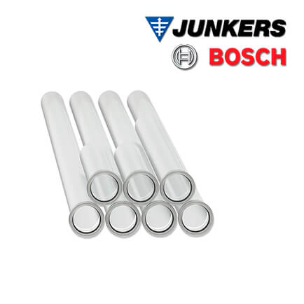 Junkers Bosch FC-Set-S80 Set Abgasrohre DN80, 10m, starr