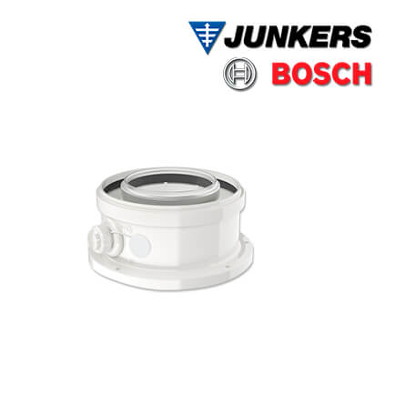 Junkers Bosch FC-CA80 Kesselanschlussstück aus Metall DN80/125