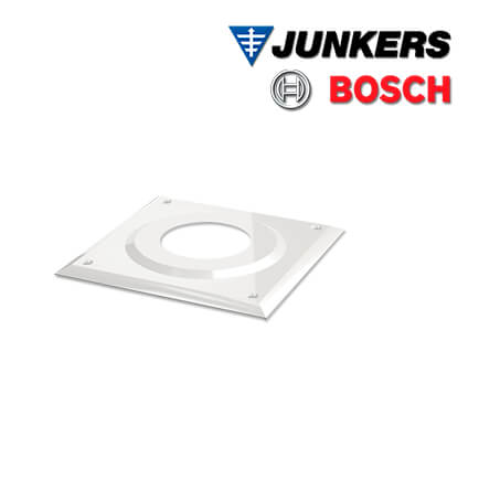 Junkers Bosch FC-O80 Abdeckblende DN80, 1-teilig, weiß