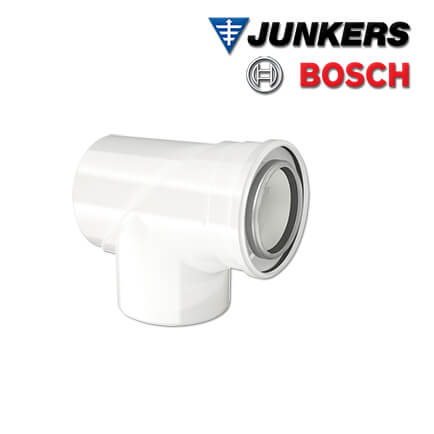 Junkers Bosch FC-CER110-87 Bogen konzentrisch DN110/160 mit Prüföffnung, 87°