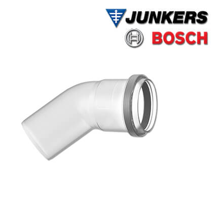 Junkers Bosch FC-SE110-45 Abgasbogen, DN110, 45°