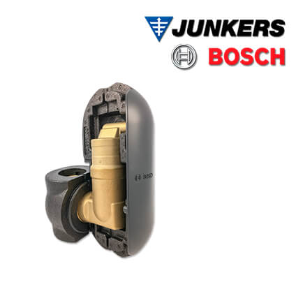 Junkers Bosch Luftabscheider H-SA50 mit Isolierung, Nennweite DN50, Länge 128mm