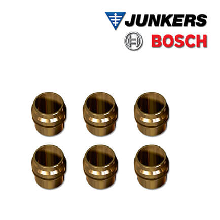 Junkers Bosch Satz Klemmringe SZ 3, 15 mm auf 18 mm für SBU, SBT, SBL