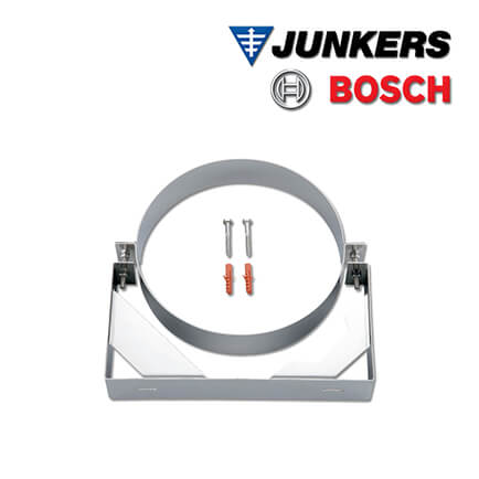 Junkers Bosch AZB 1045 Wandhalterung, Edelstahl, verstellbar DN125 bis DN185