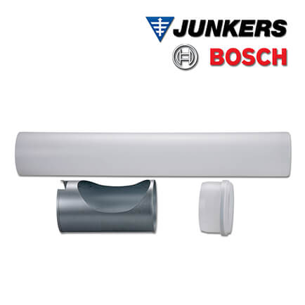 Junkers Bosch AZB 1327 Stützrohr für Abgasanlage 1m DN125