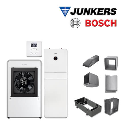 Junkers Bosch CS772 mit Luft/Wasser-Wärmepumpe CS7000iAW 9 IRM, CR10H