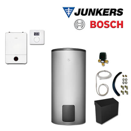 Junkers Bosch CS712 mit Luft/Wasser-Wärmepumpe CS7001iAW 7 ORE, WH 290 LP1 B