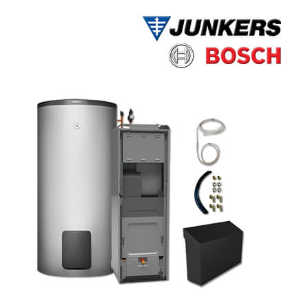 Junkers Bosch CS703 mit Luft/Wasser-Wärmepumpe CS7001iAW 9 ORMB, WH 290 LP1 B