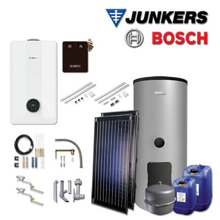 Junkers Bosch GC58-001 mit Gas-Brennwerttherme GC5800iW 14 P 23, 2xFKC, WS310-5