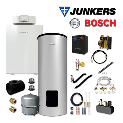 Junkers Bosch Gaskessel GC7000F 15, GCH709 mit MH200, WH 290 LP, HS25/6