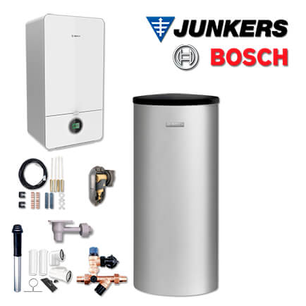 Junkers Bosch GC-S749, GC7000iW 24 Gas-Brennwerttherme, W160-5, Abgas Dach schw