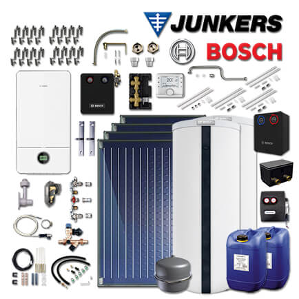 Junkers Bosch Gas-Brennwerttherme GC7000iW 24, GC-Sys748, 4xFKC, CS750C