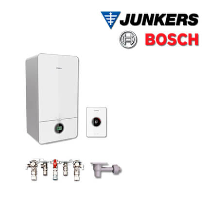 Junkers Bosch GC705C mit GC7000iW 35 C Brennwert-Kombitherme, CT200, Aufputz