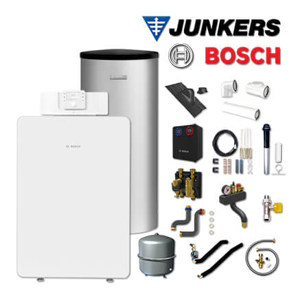 Junkers Bosch GCFS8101, GC8000iF-30 Gaskessel, W200-5, HS25/6, Abgas Dach schw