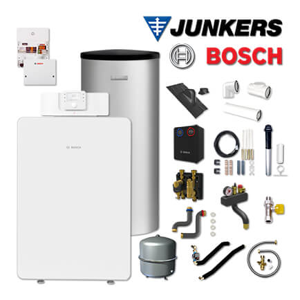 Junkers Bosch GCFS8107, GC8000iF-30 Gaskessel, W200-5, HSM25/6, Abgas Dach schw