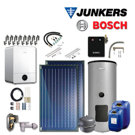 Junkers Bosch Gas-Brennwerttherme GC9000iW 20 E, GC-Sys937 mit 2xFKC-2S, WS290-5