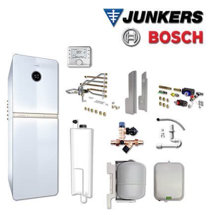 Junkers Bosch GCWM17 mit GC9000iWM 20/210 S Gas-Brennwerttherme, CW 400, 1 HK