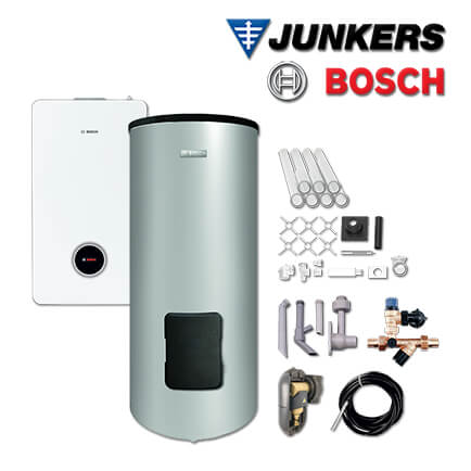 Junkers Bosch GC98-013 mit Gas-Brennwerttherme GC9800iW 20 P 23, W160-5, Schacht
