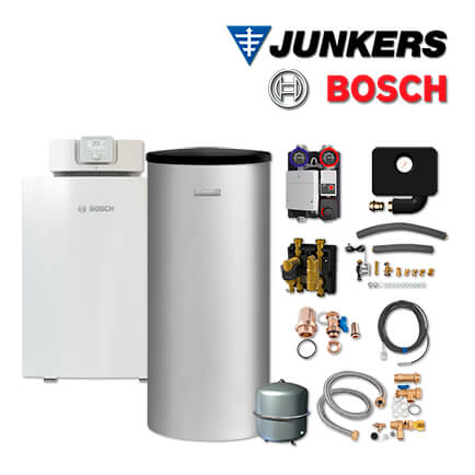 Junkers Bosch Öl-Brennwertkessel OC7000F 18, OC7F12 mit W 200-5, HSM25/6 MM100