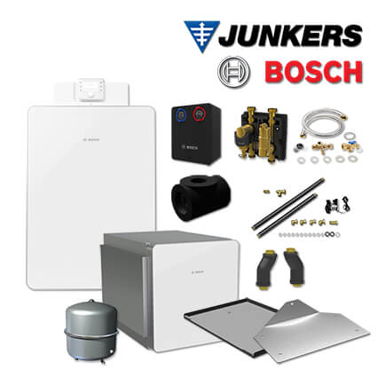 Junkers Bosch Öl-Brennwertkessel OC8000iF 19, OC8iF10 mit WH160-3P, HSM25/6