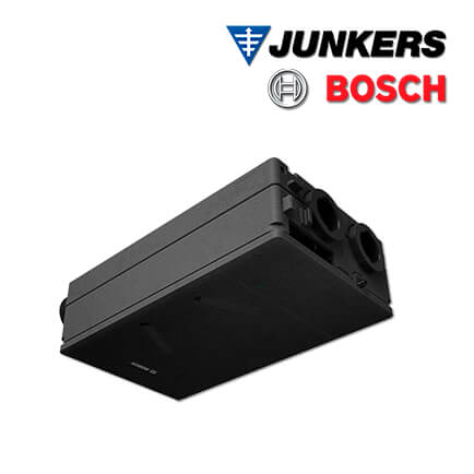 Junkers Bosch V4000CC 100 BS Wohnungslüftungsgerät, 105 m³/h, Bypass und CV 200