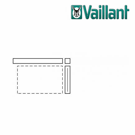 Vaillant Indach, Erweiterungsset mehrreihig übereinander, horizontal, Aluminium