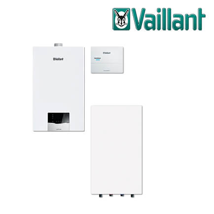 Vaillant Paket 1.684 ecoTEC plus VCW 20/26 CS/1-5, VIH QL 75/2 B rechts, VRC 710