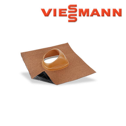 Viessmann Universal Dachpfanne DN60/100, DN80/125, dachsteinrot, 7452500
