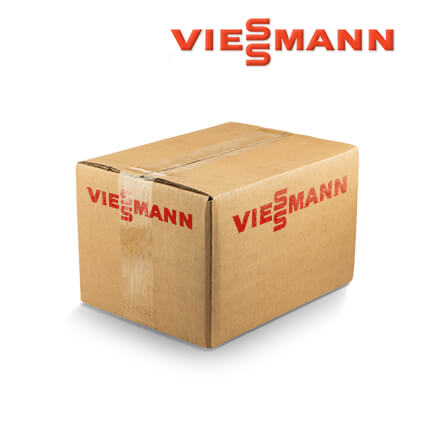 Viessmann Design-Ventilhahnblock, Mittelanschluss, Thermostatkopf links, Chrom
