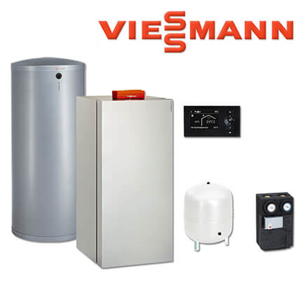 Viessmann Vitocrossal 300 Gaskessel 13 kW, CU3A379, 160 L Vitocell 300-V, EVIB-A