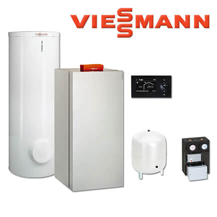 Viessmann Vitocrossal 300 Gaskessel 35 kW, CU3A311, 300 L Vitocell 100-V, CVAB