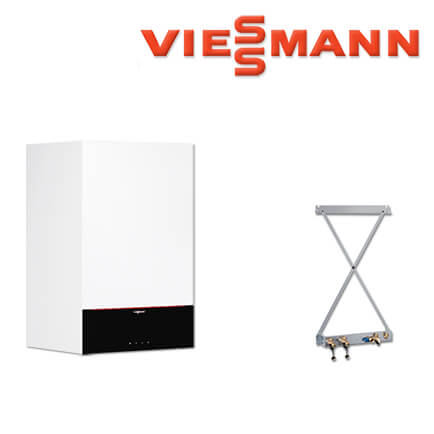 Viessmann Vitodens 222-W Brennwerttherme, 32 kW, Z022074, Zubehör Unterputz