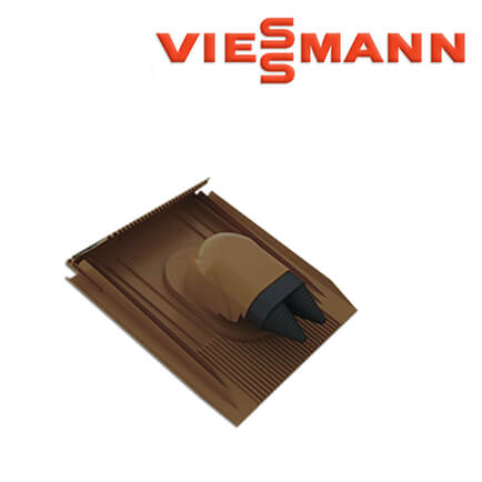Viessmann Dachdurchführung Solarleitung (Farbe braun)