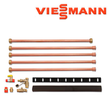 Viessmann Anschluss-Set für Aufputzinstallation nach oben, ZK04311