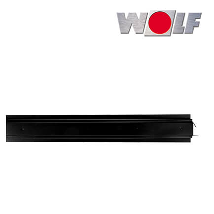 Wolf Kollektorzwischenblech für 2 Kollektoren TopSon F3-1 / CFK-1, schwarzgrau