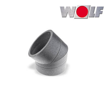 Wolf CWL ISO-Rohr, Bogen 45°, DN180